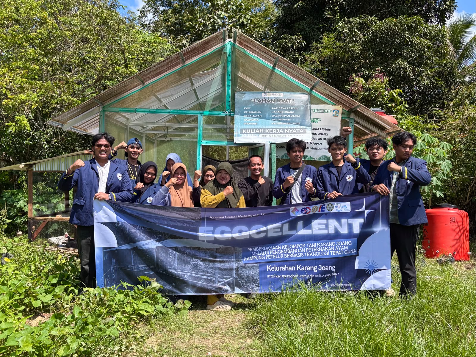 Pemberdayaan Kelompok Tani Karang Joang melalui Pengembangan Peternakan Ayam Kampung Petelur Berbasis Teknologi Tepat Guna